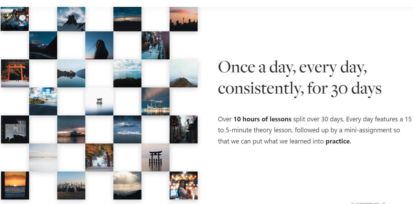 网红摄影师Pat Kay – 30天摄影基础知识加速器教程-30节课-中英字幕-墨昀爱搬砖