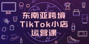 东南亚跨境TikTok小店运营课，掌握店铺设置与流量转化核心技巧-墨昀爱搬砖