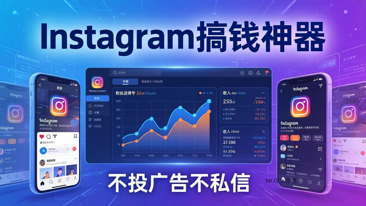 Instagram搞钱神器：月涨6万粉+月入5万刀，不投广告不私信，靠算法+低价产品-墨昀爱搬砖