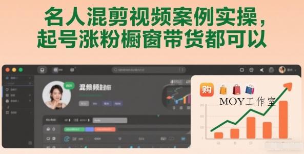 名人混剪视频案例实操，起号涨粉橱窗带货都可以