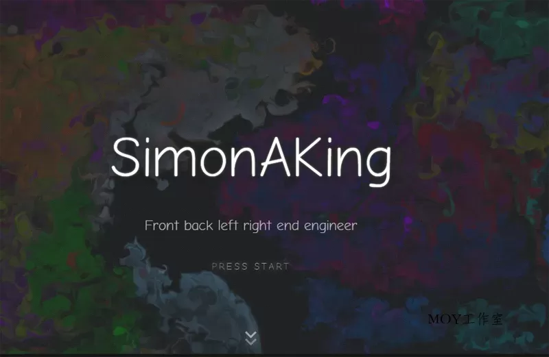 HTML炫酷特效个人主页网站模板-墨昀爱搬砖