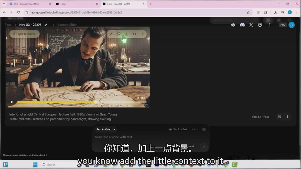 AI电影制作终极指南：从创意到成片，系统掌握智能影视全流程实战课(中英字幕-墨昀爱搬砖