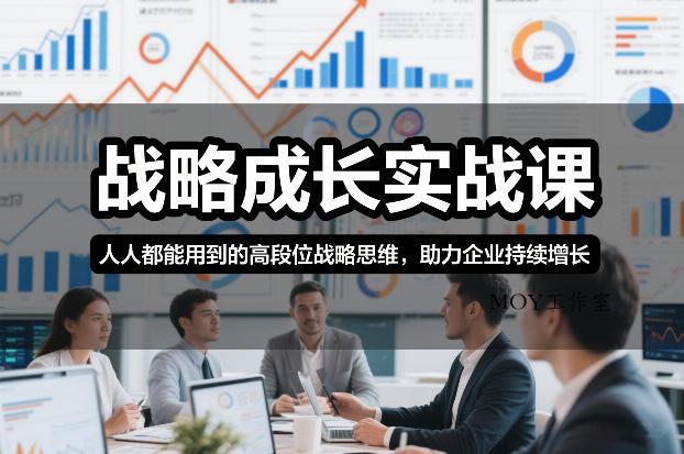 战略成长实战课，人人都能用到的高段位战略思维，助力企业持续增长-墨昀爱搬砖