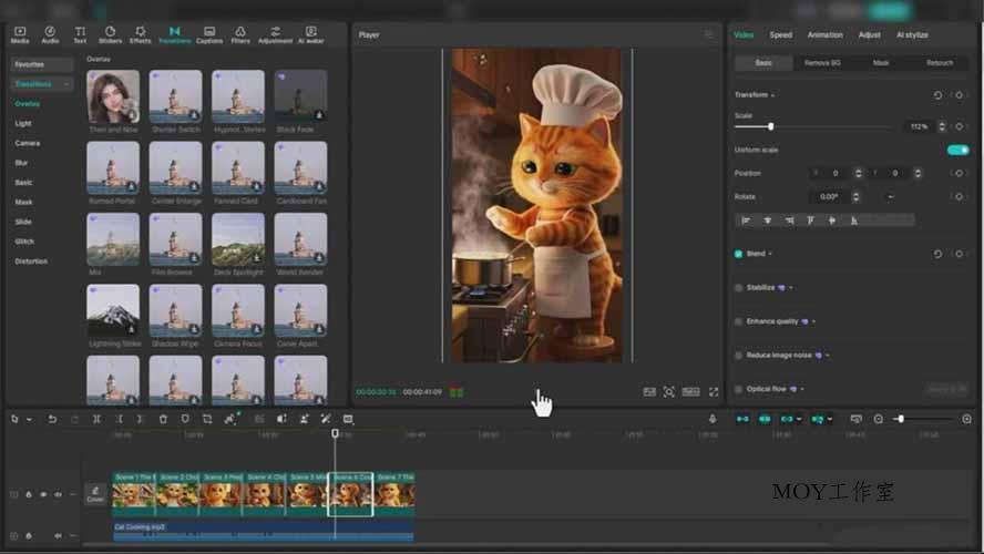 AI橘猫爆款视频课：创意脚本，AI生成，平台适配，从零开始打造千万播放萌宠账号-墨昀爱搬砖