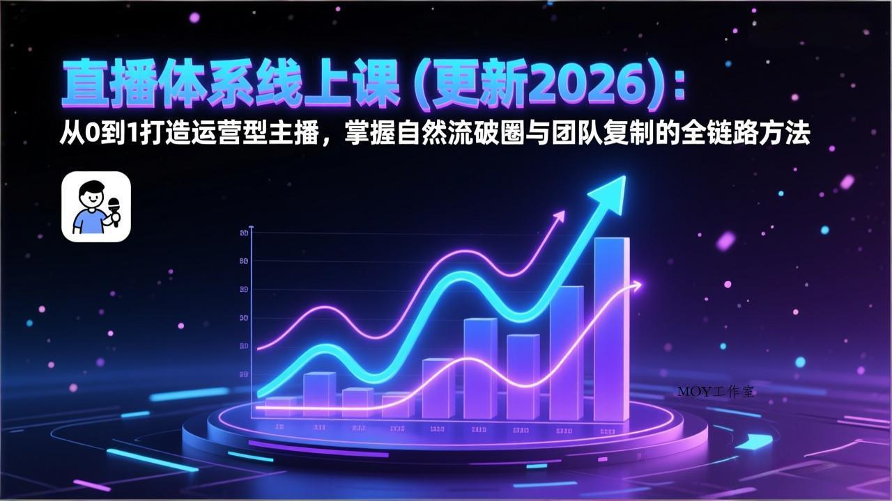直播体系线上课(更新2026-墨昀爱搬砖