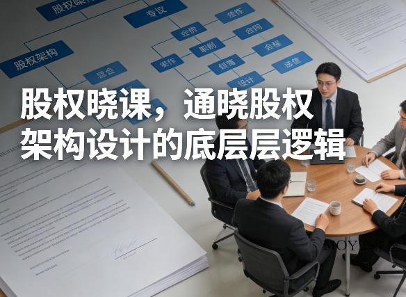 股权晓课，通晓股权架构设计的底层逻辑-墨昀爱搬砖