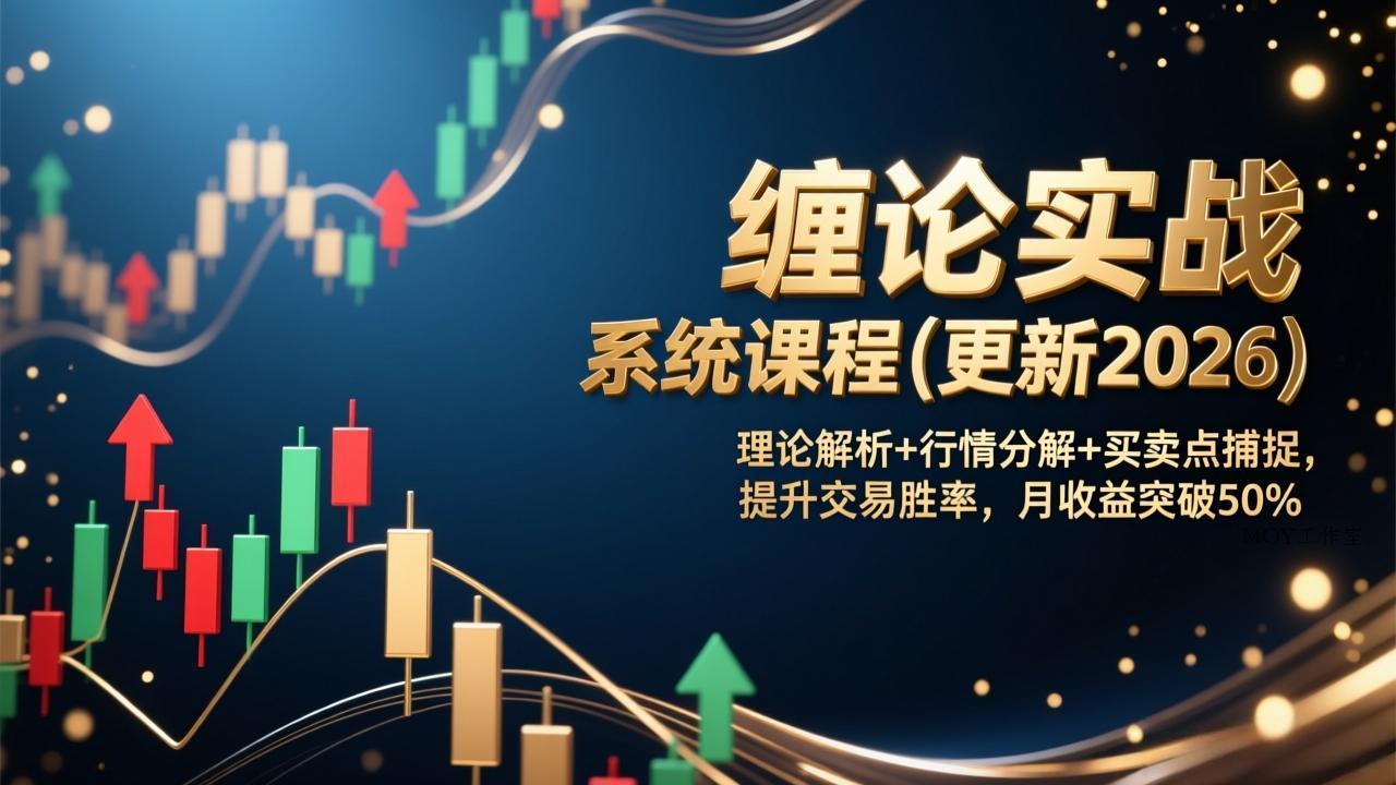 缠论实战系统课程(更新2026-墨昀爱搬砖