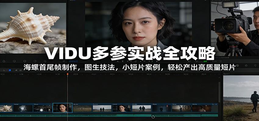 VIDU多参实战全攻略：海螺首尾帧制作，图生技法，小短片案例，轻松产出高质量短片-墨昀爱搬砖