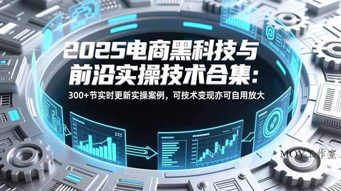 2025电商黑科技与前沿实操技术合集：300+节实时更新实操案例，可技术变现亦可自用放大-墨昀爱搬砖