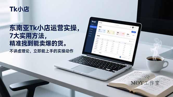 东南亚Tk小店运营实操，7大实用方法，精准找到能卖爆的货。不讲虚理论，立即能上手的实操动作-墨昀爱搬砖