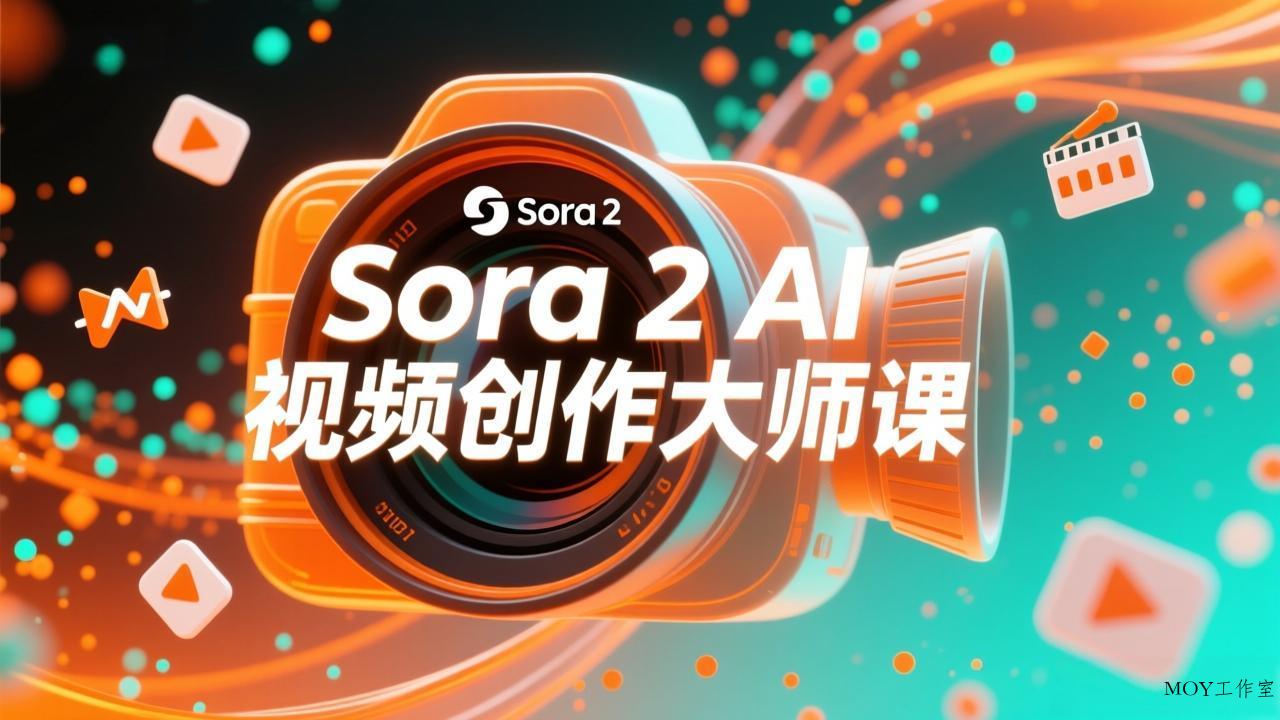 如何利用Sora 2创建流行AI人工智能视频大师班教程：掌握创作全流程，产出百万播放内容-墨昀爱搬砖