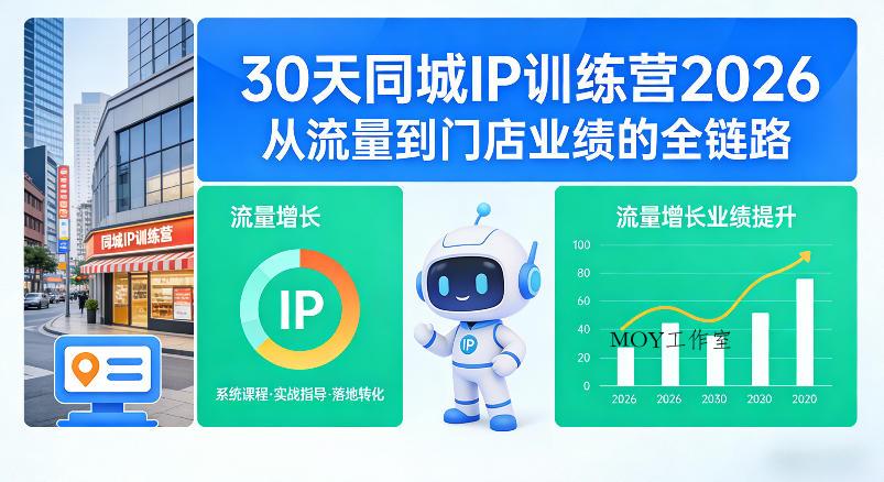 30天同城IP训练营2026年,从流量到门店业绩的全链路