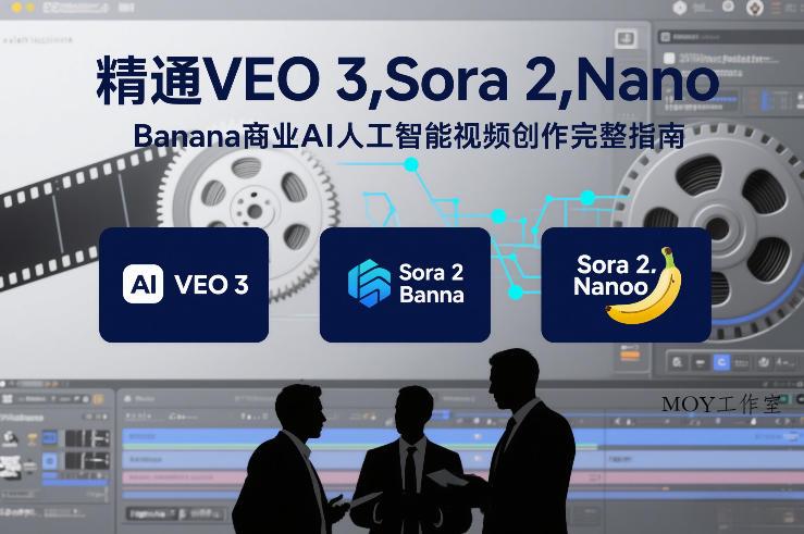 精通VEO 3，Sora 2，Nano Banana商业AI人工智能视频创作完整指南-墨昀爱搬砖