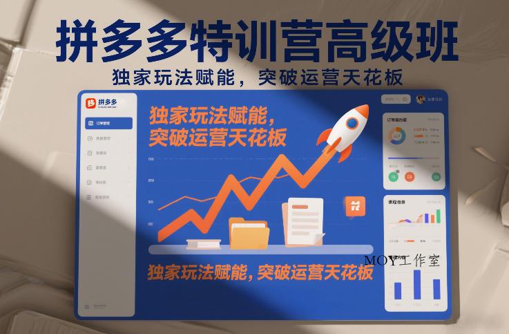 拼多多特训营高阶班，独家玩法赋能，突破运营天花板(更新26年3月27日)-墨昀爱搬砖