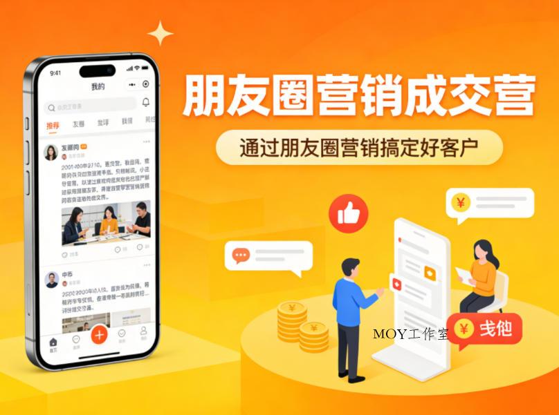 朋友圈营销成交营，通过朋友圈营销来搞定好客户-墨昀爱搬砖