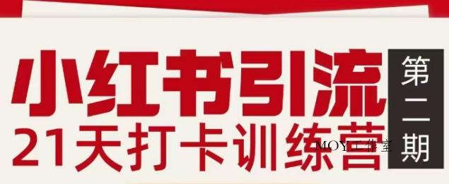小红书引流21天打卡训练营第二期，助你快速打通小红书私域引流打粉