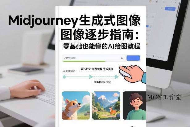 Midjourney生成式图像逐步指南：零基础也能懂的AI绘图教程
