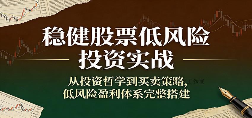稳健股票低风险投资实战：从投资哲学到买卖策略，低风险盈利体系完整搭建-墨昀爱搬砖