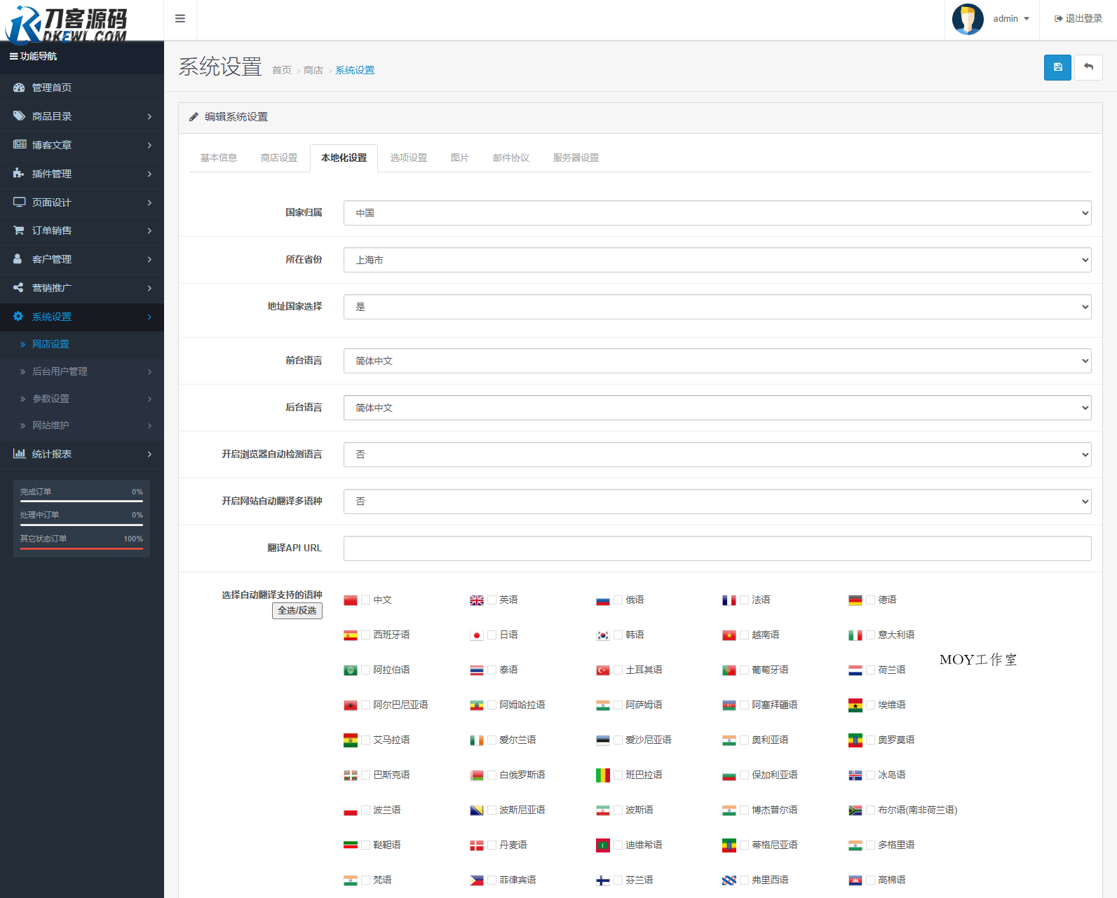 最新多语言跨境商城系统源码 跨境电商系统 全开源-墨昀爱搬砖