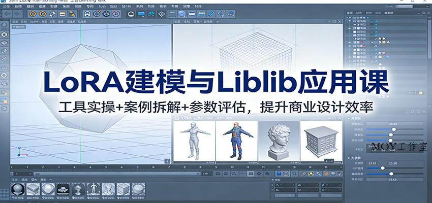 LoRA建模与Liblib应用课：工具实操+案例拆解+参数评估，提升商业设计效率-墨昀爱搬砖
